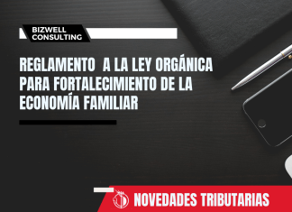 REGLAMENTO LEY ORGÁNICA PARA FORTALECIMIENTO DE LA ECONOMÍA FAMILIAR
