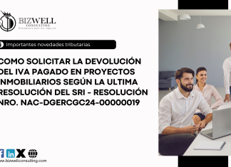 Solicitar la devolución del IVA pagado en proyectos inmobiliarios – Resolución NRO. NAC-DGERCGC24-00000019