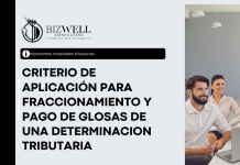 CRITERIO DE APLICACIÓN PARA FRACCIONAMIENTO Y PAGO DE GLOSAS DE UNA DETERMINACION TRIBUTARIA | CIRCULAR Nro. NAC-DGECCGC24-00000004
