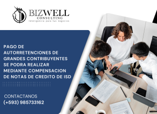 PAGO DE AUTORRETENCIONES DE GRANDES CONTRIBUYENTES SE PODRA REALIZAR MEDIANTE COMPENSACION DE NOTAS DE CREDITO DE ISD | RESOLUCIÓN NRO. NAC-DGERCGC24-000000030